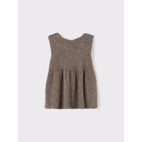 NAME IT Strik Vest Ribea Dark Grey